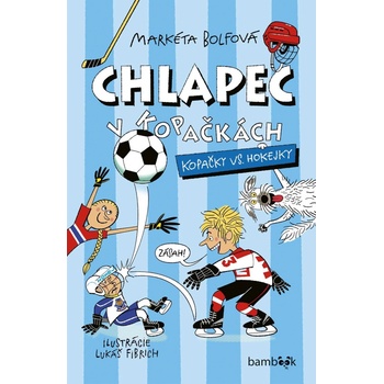 Chlapec v kopačkách