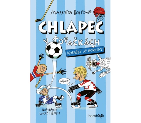 Chlapec v kopačkách
