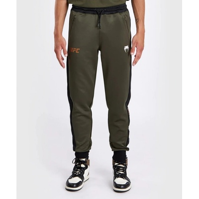 Venum pánské tepláky UFC Adrenaline Fight Week Performance pants Khaki/Bronze