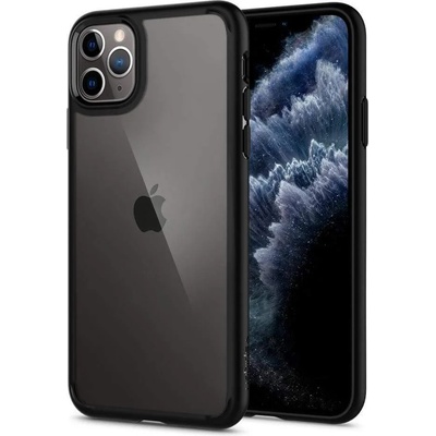 Spigen Ultra Hybrid Case - хибриден кейс с висока степен на защита за iPhone 11 Pro (черен)