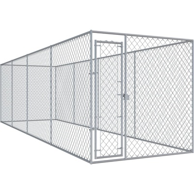 vidaXL Venkovní psí kotec 760 x 192 x 185 cm 9799.145030