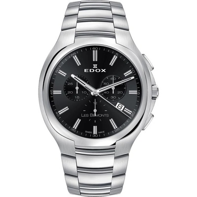 Edox Мъжки часовник EDOX Les Bemonts Chrono 10239-3-NIN (10239-3-NIN)
