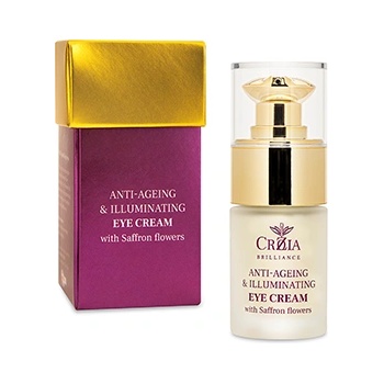 Crozia Anti-ageing & Illuminating eye cream with Saffron flowers Продукт за очи дамски 15ml