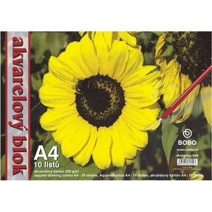 BOBO Watercolour Pad Скицник 10 A4 250 g (18007)