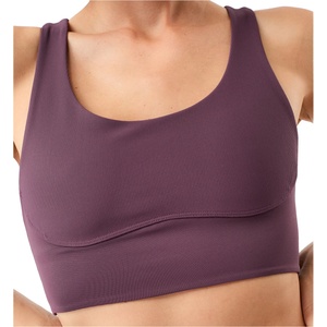 Mandala Дамски спортен сутиен Mandala Women's Racer Bra Sports bra - Burgundy (114-3845-0213)