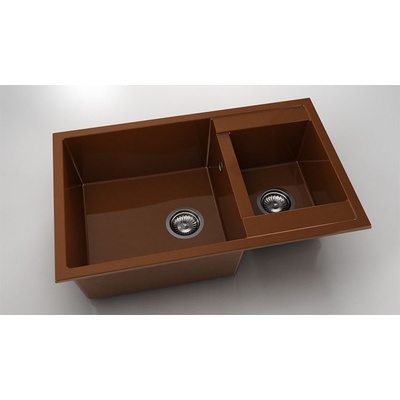 FAT Мивка Vanguard 233, Polymer marble, 07 Азалия, с включен сифон