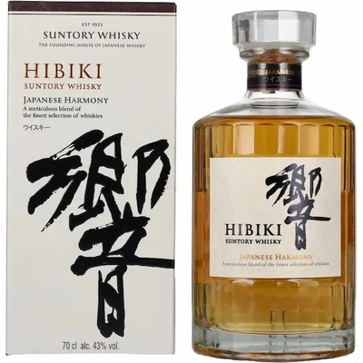 Suntory Hibiki Japanese Harmony 43% 0,7 l (dárčekové balenie)