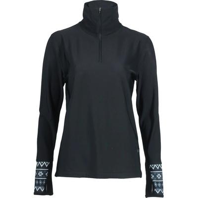 Dámská zimní mikina Corine T-neck SKHOOP black