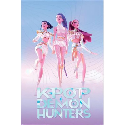 Plakát 61x91,5cm - K-Pop Demon Hunters - Huntrix – Zboží Dáma