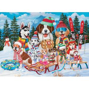 Cobble Hill - Puzzle Snow Day! - 500 piese