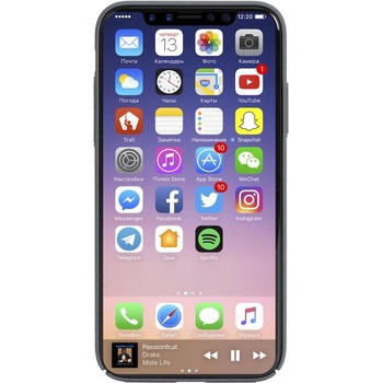 Krusell Гръб Krusell Sandby Cover за Iphone X / XS - Stone (7394090610953)