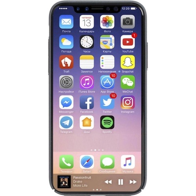 Krusell Гръб Krusell Sandby Cover за Iphone X / XS - Stone (7394090610953)