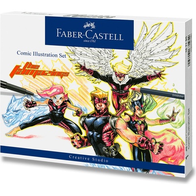 Faber-Castell 167195 Comic Illustration sada 15 ks