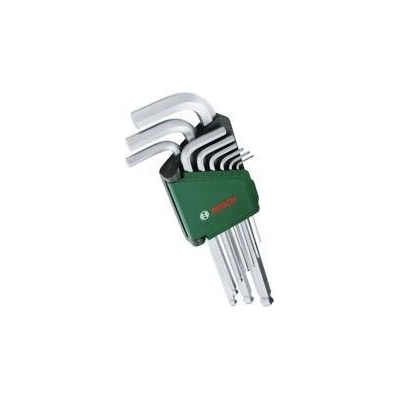 Bosch Комплект шестостенни ключове, 9 части (1600A02BX9)