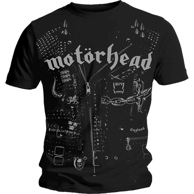 Motörhead tričko Leather Jacket čierne