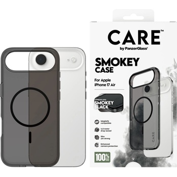 Panzer Гръб Care by PanzerGlass за iPhone 17 Air, Flagship Case Urban Explorer Smokey w. Black MagSafe