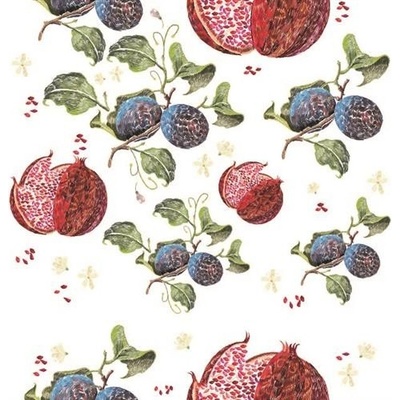 GEKKOFIX 14123 Samolepiace tapety granátová jabĺčka Samolepiace tapety, rozmery 45 cm x 2 m