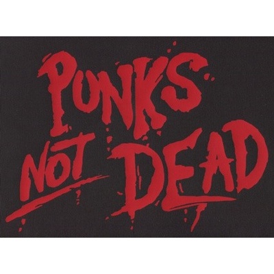 Zádovka PUNK´S NOT DEAD clas red