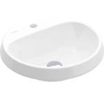 Villeroy & Boch Architectura - Вградена мивка, 45х45 см, без преливник, отвор за смесител, алпийско бяло 5A654601 (5A654601)