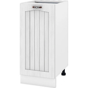 ИРИМ Долен кухненски шкаф Сити БФ-Бяло фладер-04-71 ляв 40 см