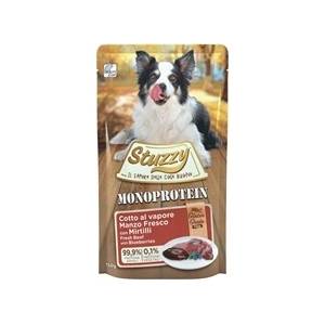 Stuzzy Monoprotein Grain& Gluten Free Fresh Beef With Blueberries - Пауч за израснали кучета с говеждо и боровинки, 150 гр