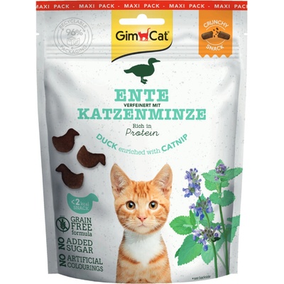 GimCat Crunchy Snacks kačacie s mačacou mätou 140 g