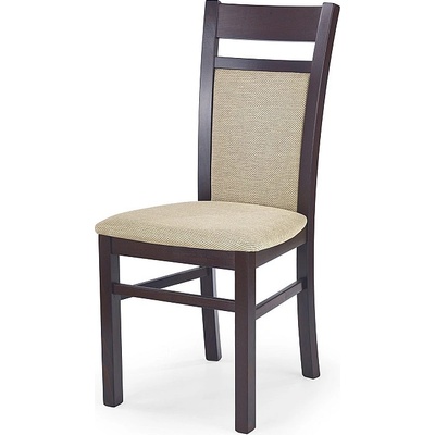 Halmar Трапезен стол GERARD2 тъмен орех/ дамаска Torent Beige