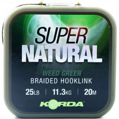 Korda šnúra Super Natural 20m 18lb Green