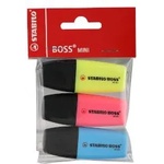 STABILO Текст маркер Boss Mini 3бр