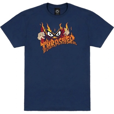 Thrasher Sucka Free By Neckface t-shirt modrá