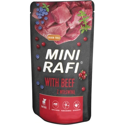 Dolina Norteci Adult Mini Rafi s hovädzím mäsom 150 g