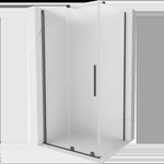 Mexen Velar плъзгаща се душ кабина 90 x 120 см, скреж, четкано сиво - 871-090-120-31-66 (871-090-120-31-66)