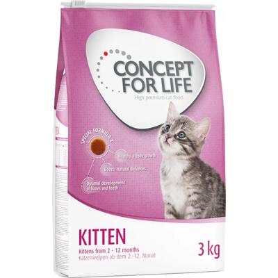 Concept for Life 3кг Kitten Concept for Life суха храна за котки