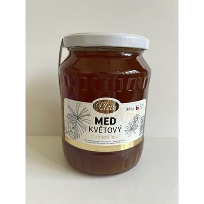 PLEVA Med květový z oblasti lesa 950g, (vysoké hodnocení v testech medů)