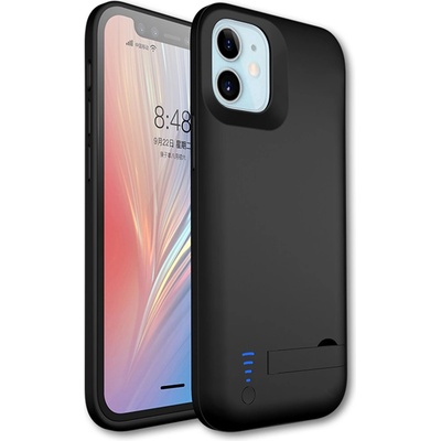 Techsuit Power Pro Battery Case 5000mAh - кейс с вградена батерия за iPhone 12, iPhone 12 Pro (черен)