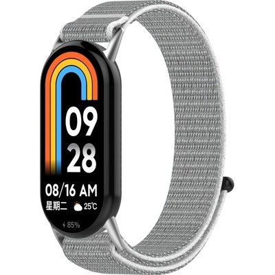 VSECHNONAMOBIL 87205 NYLON Vyměnitelný řemínek pro Xiaomi Smart Band 9 šedý