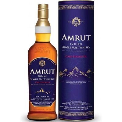 Amrut Cask Strength 61,8% 0,7 l (tuba)