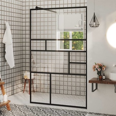 Petrashop čiré ESG sklo 100 x 195 cm černá Čirá