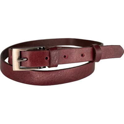 Penny Belts dámský kožený opasek 20-183-95 bordó
