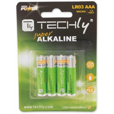 TECHLY LR03 AAA 1.5V Еднократна батерия Алкална (Techly-307001)