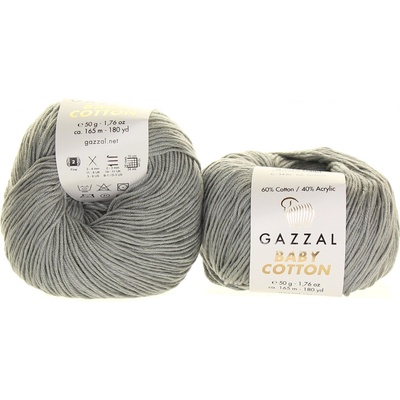 Gazzal Baby Cotton 3430 šedá