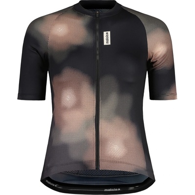 Maloja Дамска фланелка с къс ръкав за колоездене Maloja Women's SchneckM. Cycling jersey - Deep Black Bloom (156-3049-0113)