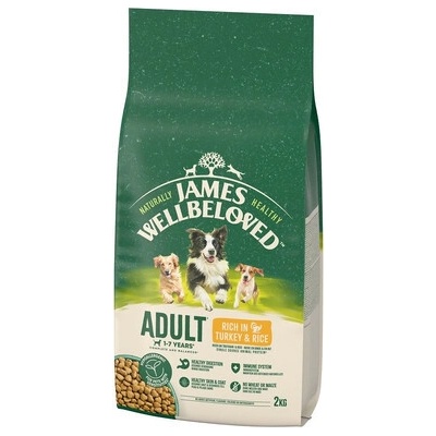 James Wellbeloved Adult s vysokým obsahem krůtího masa a rýže 2 kg