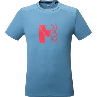 Millet Мъжка тениска Millet Kamet Map T-Shirt S/S T-shirt - Coronet Blue - размер XL (217-0335-0215)