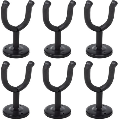 Greatstore Kytarový věšák pro montáž kytary na stěnu set 6 ks