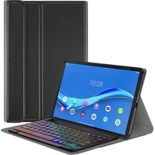 Techsuit CozyTab Case with RGB Wireless Magnetic Keyboard Lenovo Tab M10 Plus TB-X606F KF2320807 Black