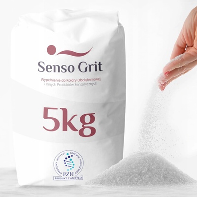 Senso Grit Zátěžová deka bílá 60x140