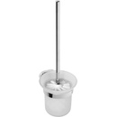 Bemeta RETRO Závěsná WC štětka s miskou 144313012 chrom / mléčné sklo