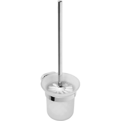 Bemeta RETRO Závěsná WC štětka s miskou 144313012 chrom / mléčné sklo