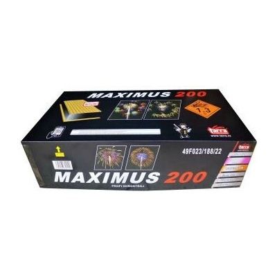 Profi zložený Ohňostroj MAXIMUS 200 RÁN 1/1